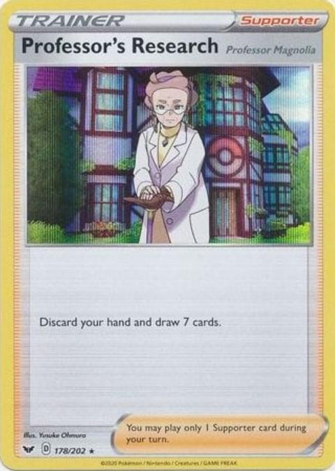 Sword & Shield Professor's Research [Holo] Pokémon card